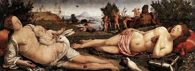Piero di Cosimo Venus, Mars, and Cupid France oil painting art